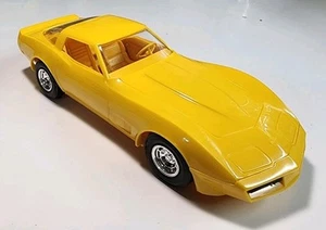 Vintage MPC/AMT Yellow 1980 Chevy Corvette 1/25 Plastic Dealer Promo Model - Picture 1 of 16