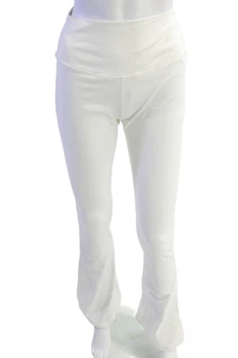 Splits59 Mujer Cintura Alta Tirar de Pierna Acampanada Leggings Blanco Talla L Foto 1 de 4