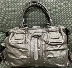 KOOBA HANDTASCHE METALLIC SILBER Umhängetasche PURSE BAG - Bild 1 von 18