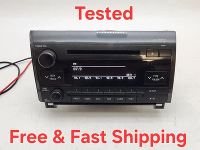 2007-2013 Toyota Tundra Sequoia Radio Receiver AM FM CD Player - Image 1 of 4