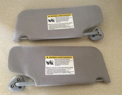 2004 2005 2006 2007 Ford Taurus Mercury Sable Sun Visor  LH & RH Sides  GRAY - Image 1 of 4