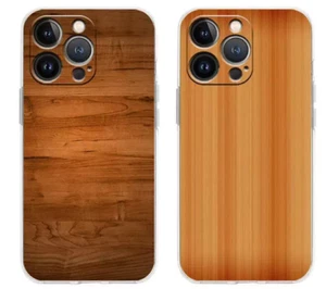 Hülle für iPhone Handyhülle Holz Bambus alle Typen Case Etui 14 15 16 pro usw - Bild 1 von 27
