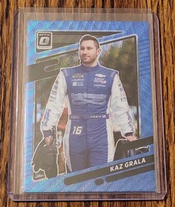 2022 Donruss Optic KAZ GRALA  Carolina Blue Wave Prizm Major Print Error Rare SP