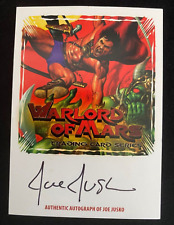 2012 San Diego ComicCon Z-Card - JOE JUSKO AUTOGRAPH - Dynamite Warlord of Mars