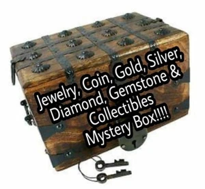 Caja de oro, plata, joyas, monedas, diamantes, piedras preciosas y objetos de colección. - Imagen 1 de 13