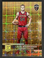 2021-22 Donruss Elite Lauri Markkanen Asia Hyper Gold #93 Jazz Cavaliers Bulls