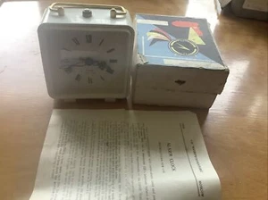 Vintage Russian 4 Jewels Alarm Clock In Original Box 1970’s? - Picture 1 of 10