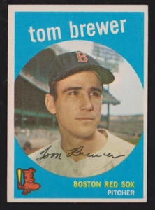 1959 Topps Baseball #55 Tom Brewer NM *** KOSTENLOSER VERSAND *** - Bild 1 von 1