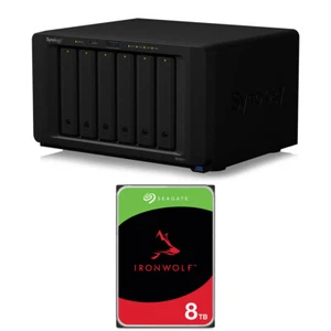 Synology DiskStation DS1621+ 6-Bay NAS Enclosure w/6x 8TB SATA III 3.5" NAS HDD - Picture 1 of 10