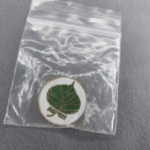 Aspen Ski Colorado CO Blatt Runde Reversmütze Jacke Pin - Bild 1 von 2