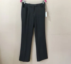 Calvin Klein women’s 4 Modern Fit Dress pants Charcoal Grey Trouser slack New - Picture 1 of 7