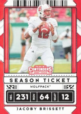 2020 Panini Contenders Draft Picks #44 Jacoby Brissett - Image 1 of 2