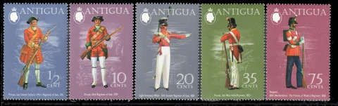 Antigua Scott 307-11 Very Fine Mint Never Hinged Cover
