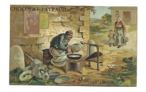 L'Etameur Métier -- Chromo Chocolat Payraud - Handelskarte - Bild 1 von 2