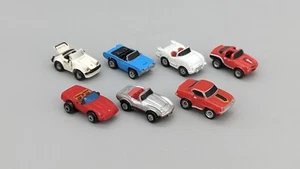 Vintage Galoob Micro Machines Lot of 7 Sports Cars Camaros Corvette 911 Roadster - Picture 1 of 17