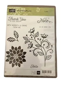 Estampación de frases florecientes 141534 incluye 8 estampillas - Juego 1 de 2 - Imagen 1 de 3