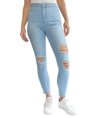 Precio de venta sugerido por el fabricante $34 Jeggings rasgados de tiro alto casi famosos para jóvenes talla 7 (VER DETALLES) Foto 1 de 2