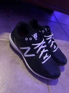New Balance 4040v5 Mens Size 8 Baseball Cleats Metal Black Shoes L4040BK5 - Picture 1 of 7