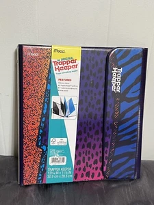 Mead Trapper Keeper Retro Collezione Anni 80 Stampa Animalier Nuovo 7312 - Foto 1 di 4
