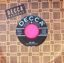 EARL GRANT - The End - super clean 45 rpm - Decca 30719