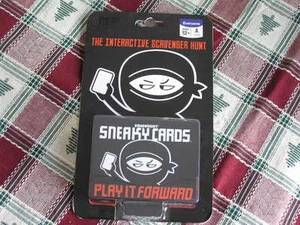 2015 Gamewright SNEAKY CARDS: PLAY IT FORWARD! For 1+ Players Ages 12+~~NIP!! - Picture 1 of 3