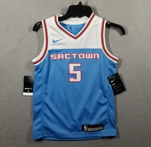 SACRAMENTO KINGS NBA Youth S DE'AARON FOX JERSEY#5 City Edition NIKE DRI-FIT - Picture 1 of 11