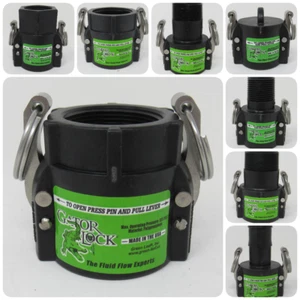 NEU POSTEN VON 40 Green Leaf GatorLock Kupplungen für Flüssigkeitstransferschlauch Camlock - Bild 1 von 10