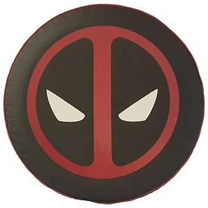 SpareCover® Brawny Series - DeadPool on 30" Black Denim Tire Cover - Picture 1 of 1