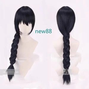 Jujutsu Kaisen Amanai Riko Cosplay Wig Same Model Blue Black Braided Hair Wig - Picture 1 of 4