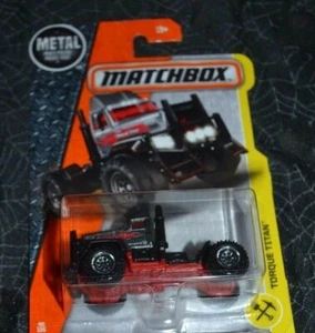 2017 MATCHBOX MBX CONSTRUCTION - TORQUE TITAN GRAY AND RED - Picture 1 of 1