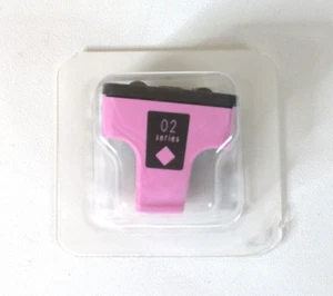 NEW Genuine HP 02 Light Magenta Printer Ink Cartridge HP CB284A OEM - Picture 1 of 2