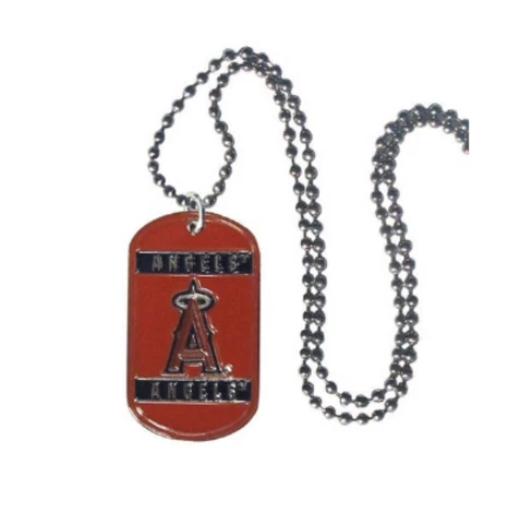 MLB Los Angeles Angels Dog Tags Necklace Cover