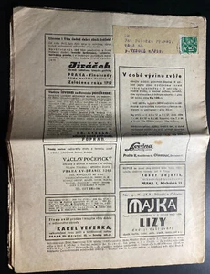 1946 Czechoslovakia Newspaper cover The guard of hunting - Picture 1 of 3