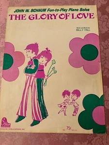 The Glory Of Love John W. Schaum Fun To Play Piano Solos - Picture 1 of 1