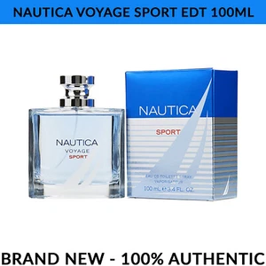 Nautica Voyage Sport Eau de Toilette for Men 100ml/ 3.4 fl oz Spray Bottle NEW - Picture 1 of 2