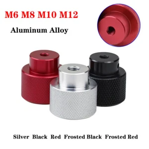 Knurled Thumb Nuts Aluminum Alloy Hand Grip Knobs M6 M8 M10 M12 With Side Hole - Picture 1 of 6
