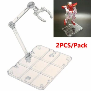Action Figure Base Bracket Display Stand Model Toy Holder For Gundam 1/144 HG/RG - Picture 1 of 8