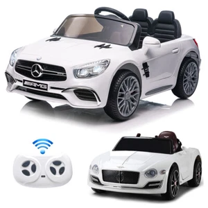 Kids Electric Ride On Mercedes-Benz Licensed Car Toys 2 Seater w/Remote Control - Picture 1 of 18