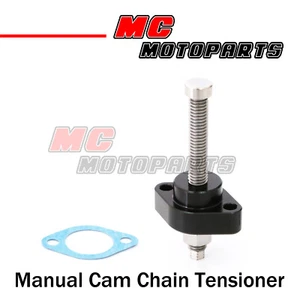 Black Manual Cam Chain Tensioner For Kawasaki KLX450 12 13 14 -MC - Foto 1 di 2