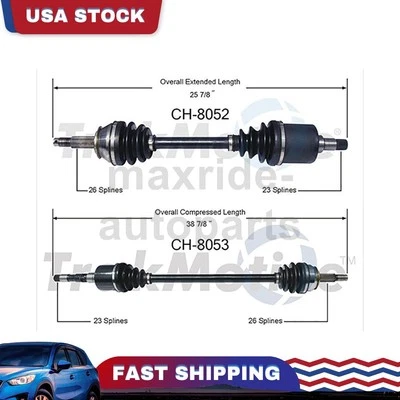 Junta de eje CV del lado del conductor del pasajero delantero para Dodge 600 1983 1984 1985 1986 Foto 1 de 3