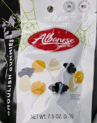ALBANESE HALLOWEEN GHOULISH GUMMIES-7.5 盎司-EXP。 11/26 — 第 1/2 张图片
