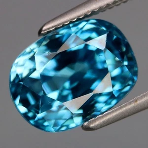 ¡Color encantador de 5,50 quilates! Circón camboyano azul grande natural ultra brillante - Imagen 1 de 4