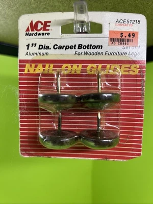 Ace 1英寸 4 件地毯底座钉钉滑 51218 旧库存 — 第 1/4 张图片