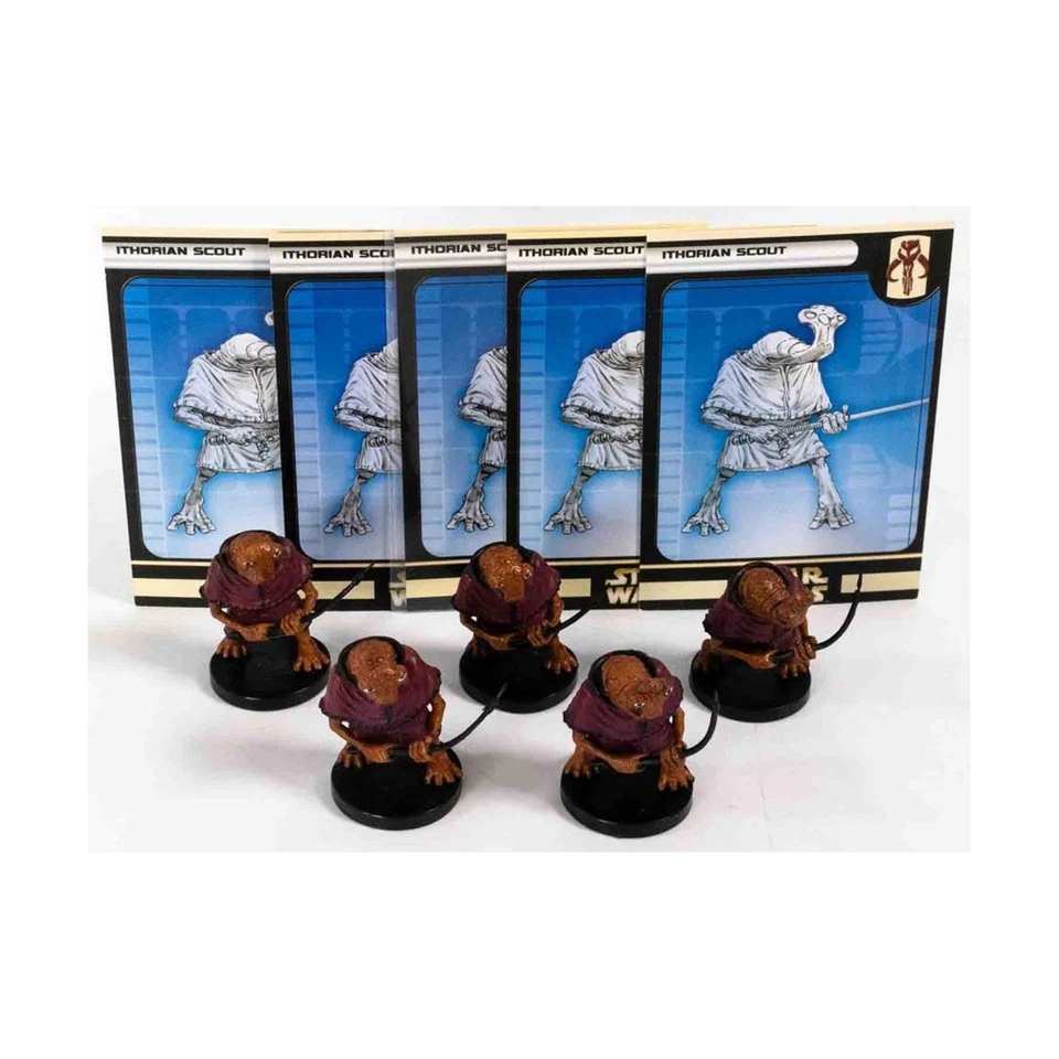 WOTC Star Wars Minis Rebel Storm Ithorian Scout (U) x5 quase perfeito - Imagem 1 de 1