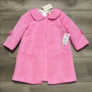 Tommy Bahama Pink Dress Jacket Bow Accents Size 6 (Girl) - Picture 1 of 13