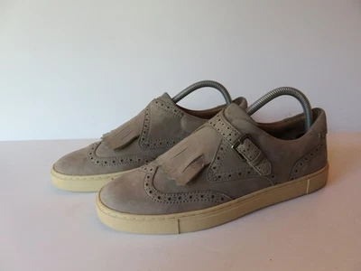 Zapatos sin cordones Frye Gemma Kiltie con flecos para mujer 9,5 gris informales zapatillas hebilla Foto 1 de 4