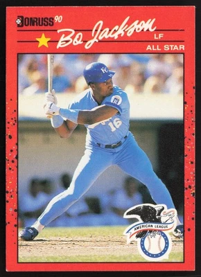 1990 Donruss BO JACKSON Kansas City Royals #650 - Image 1 of 2