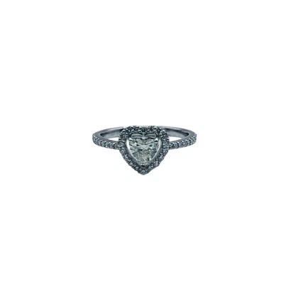 18ct 18k White Gold Heart Shaped Diamond Halo Engagement Ring TDW 0.82ct. New - Image 1 of 4
