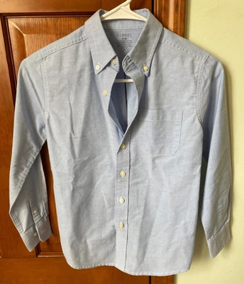 Camisa George con botones, jóvenes niños talla 8, azul, usada Foto 1 de 4