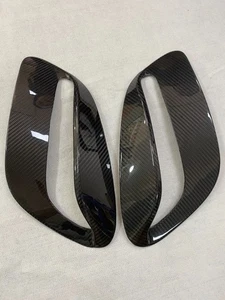 Cubierta de ventilación de guardabarros lateral de fibra de carbono real para Porsche 911 991 Turbo S 2019-23 - Imagen 1 de 4
